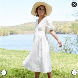White Summer Midi Dress